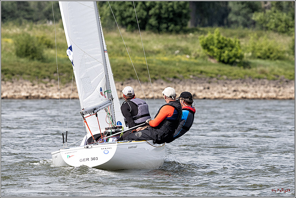 100 Jahre Rheinwoche 2022 - 2. Wettfahrt  Hitdorf - Duesseldorf, 03.06.2022,